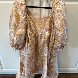 Storia mini peplum dress. Size M